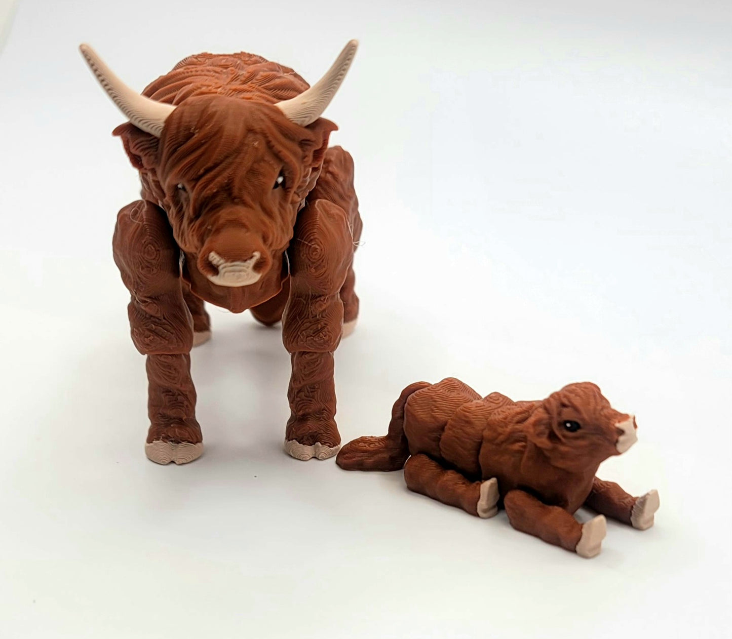 Highland Cow and Baby Highland Cow Combo