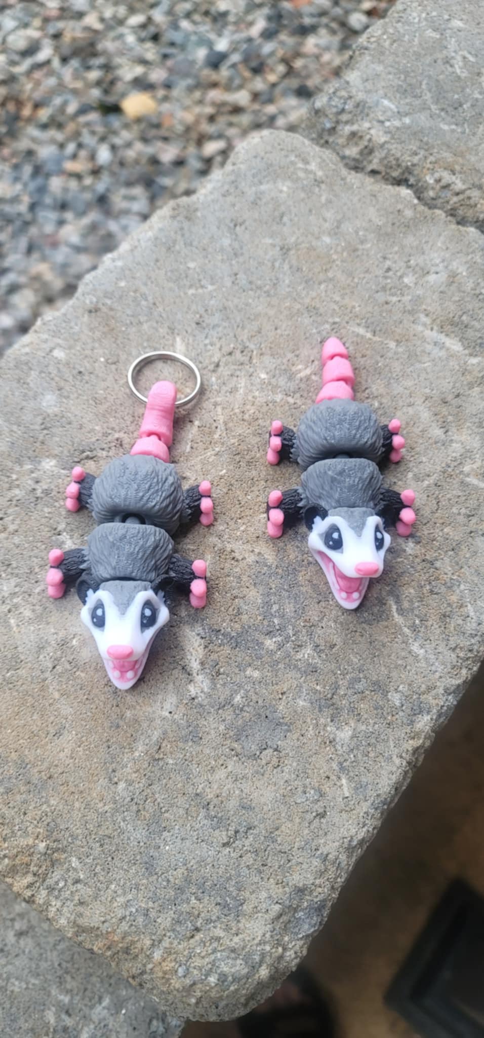 Possum Key Chain