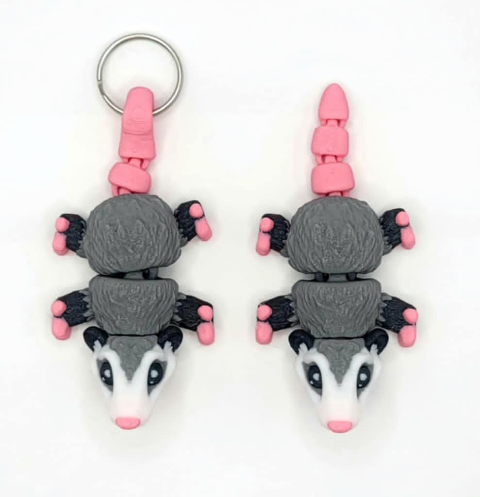 Possum Key Chain