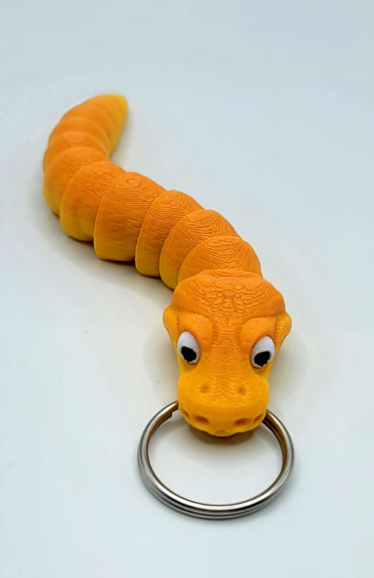 Articulating Snake Keyring